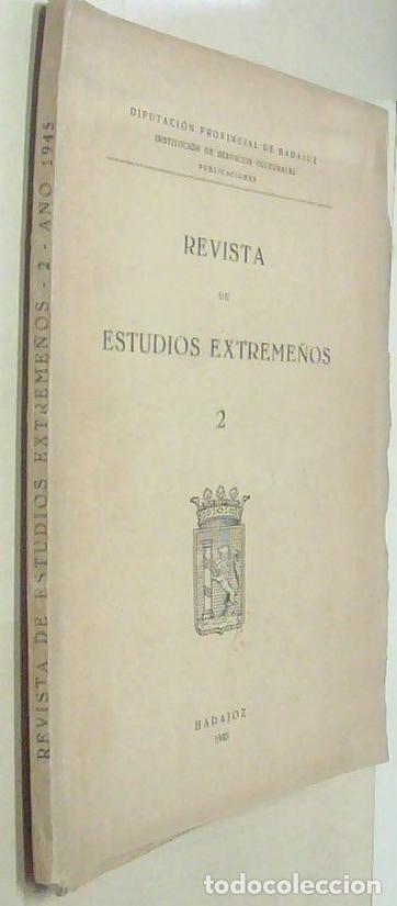 Libros: Revista de Estudios Extreme&ntilde;os. 2. 1945 - AA. VV.: