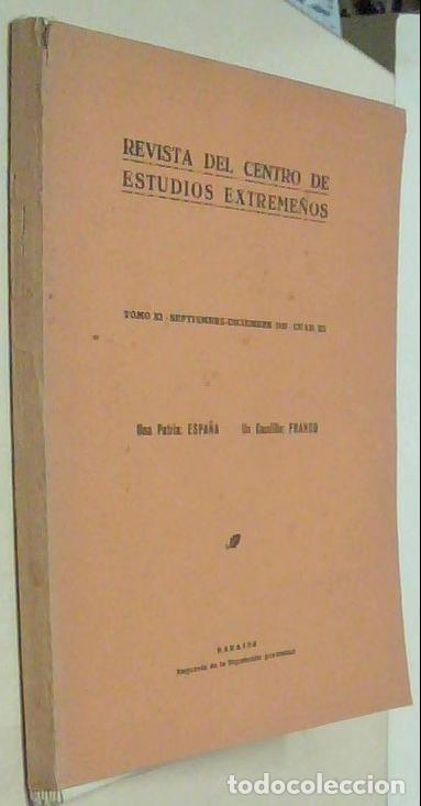 B&uuml;cher: Revista del Centro de Estudios Extreme&ntilde;os. Tomo XI. Septiembre-diciembre 1937. Cuaderno III - AA. VV
