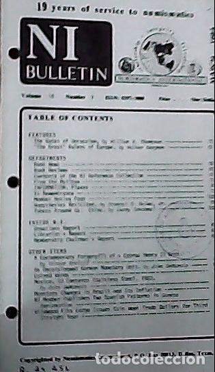 Libros: NI Bulletin. March 1984. Volume 18. Number 3 - AA.VV. - NUMISMATICS: