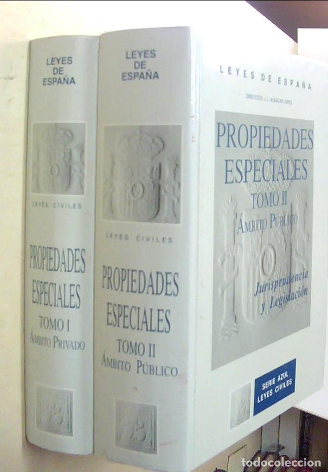 Livros em segunda m&atilde;o: Propiedades especiales. Ambito privado. Jurisprudencia y legislaci&oacute;n. 2 tomos - ALBACAR LOPEZ, Jos&eacute;