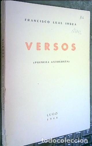 books: Versos (primera antolog&iacute;a) - Leal Insua, Francisco:
