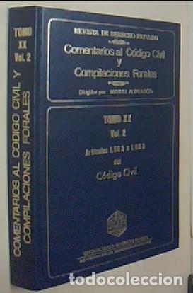 Livros em segunda m&atilde;o: Comentarios al C&oacute;digo Civil y Compilaciones Forales. Tomo XX. Vol. 2. Art&iacute;culos 1583 a 1603 del C&oacute;di