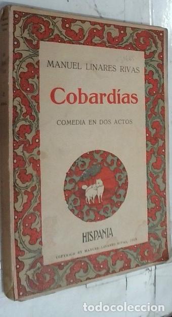 Libros: Cobard&iacute;as. Comedia en dos actos - Linares Rivas, Manuel: