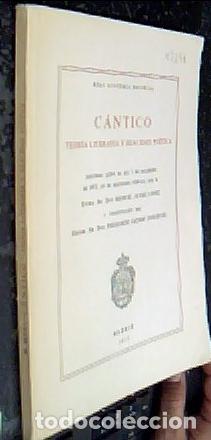 books: C&aacute;ntico. Teor&iacute;a literaria y realidad po&eacute;tica. Discurso le&iacute;do el d&iacute;a 7 de Diciembre de 1975, en su re