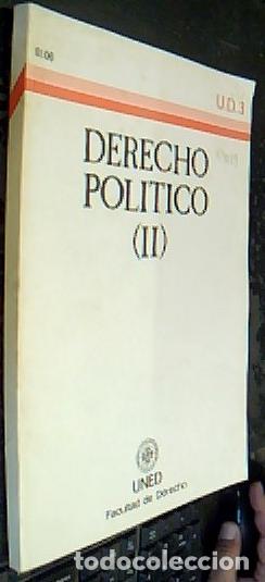 Libros: Derecho pol&iacute;tico II. Unidad did&aacute;ctica 3 - ALZAGA VILAAMIL, &Oacute;scar y TORRES DEL MORAL, Antonio: