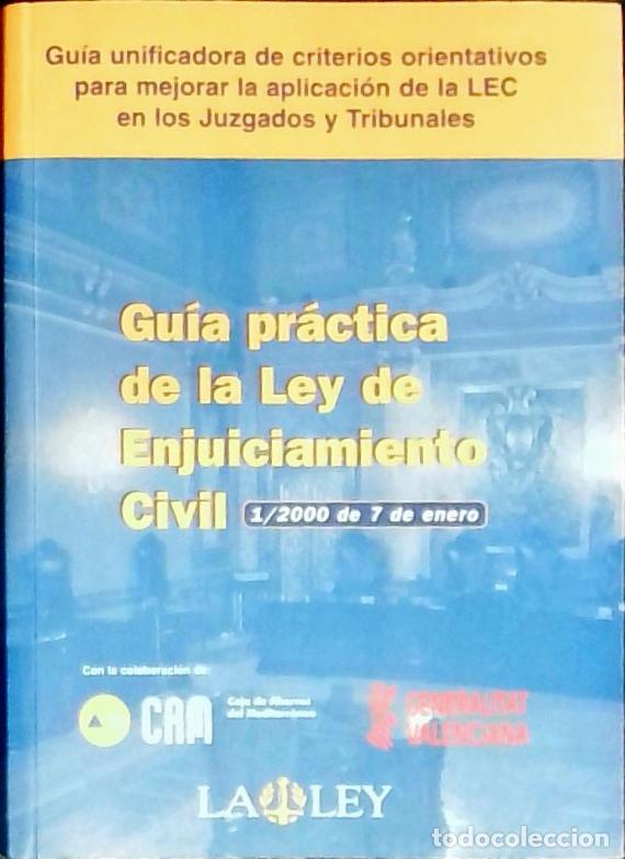 Livros em segunda m&atilde;o: Gu&iacute;a pr&aacute;ctica de la Ley de enjuiciamiento civil 1/2000 de 7 de enero. Coordinado por&hellip; - Magro Servet