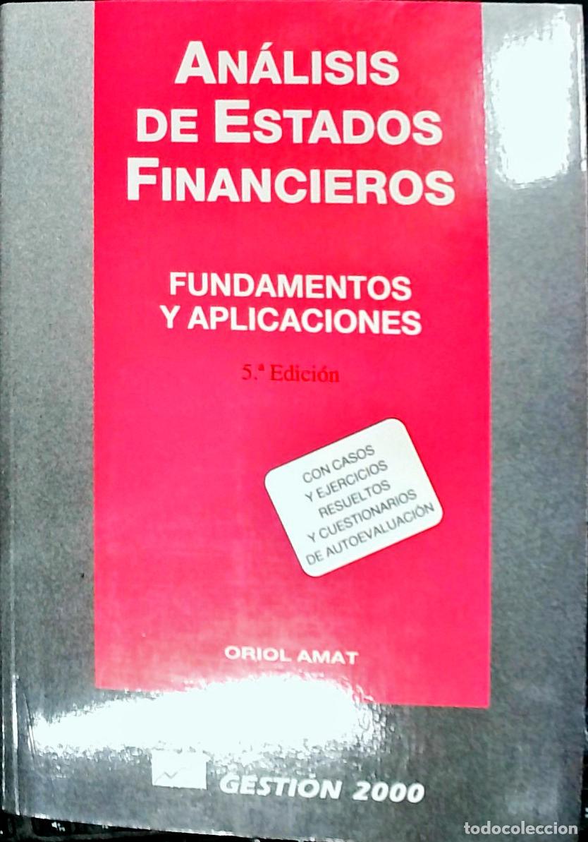 B&uuml;cher: An&aacute;lisis de estados financieros: fundamentos y aplicaciones - Amat, Oriol: