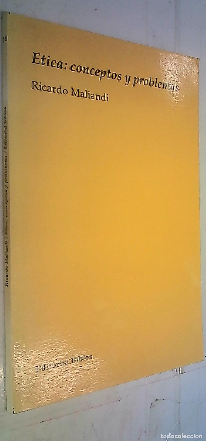 Libros: Etica: conceptos y problemas - Maliandi, Ricardo:
