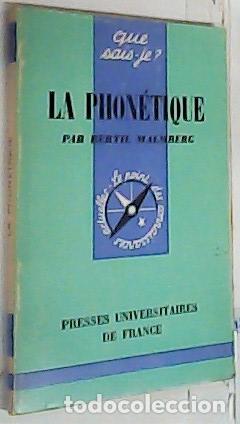 Libros: La phon&eacute;tique - Malmberg, Bertil: - Foto 1
