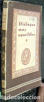 Libros: Di&aacute;logos muy apacibles - ANONIMO: - Foto 1