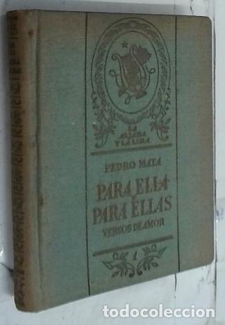 Libros: Para ella y para ellas. Versos de amor - Mata, Pedro: - Foto 1