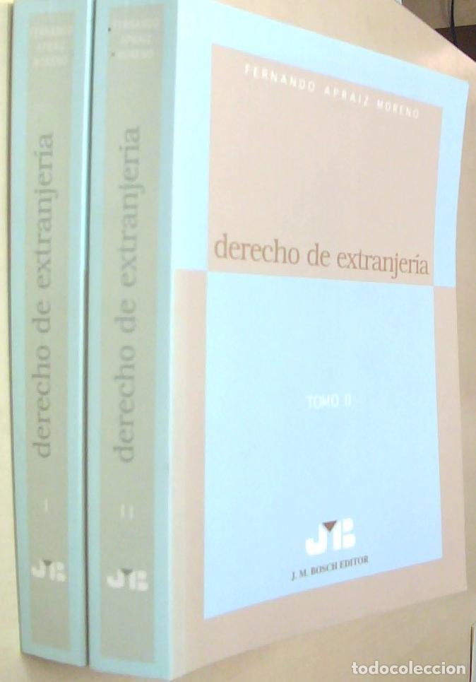 B&uuml;cher: Derecho de extranjer&iacute;a. 2 tomos - APRAIZ MORENO, Fernando: