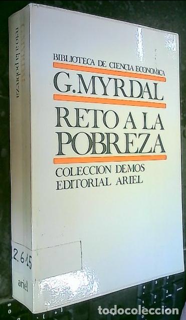 Libri di seconda mano: Reto a la pobreza - Myrdal, Gunnar: