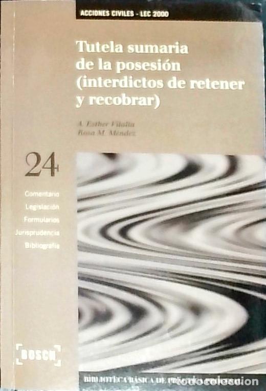 Libri di seconda mano: Tutela sumaria de la posesi&oacute;n (interdictos de retener y recobrar) - M&eacute;ndez, Rosa M.y Vilalta, A. Est