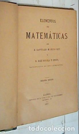 Libri di seconda mano: Elementos de Matem&aacute;ticas. Aritm&eacute;tica - Moreno Rey, Santiago y Ceruelo y Obispo, Jos&eacute;: