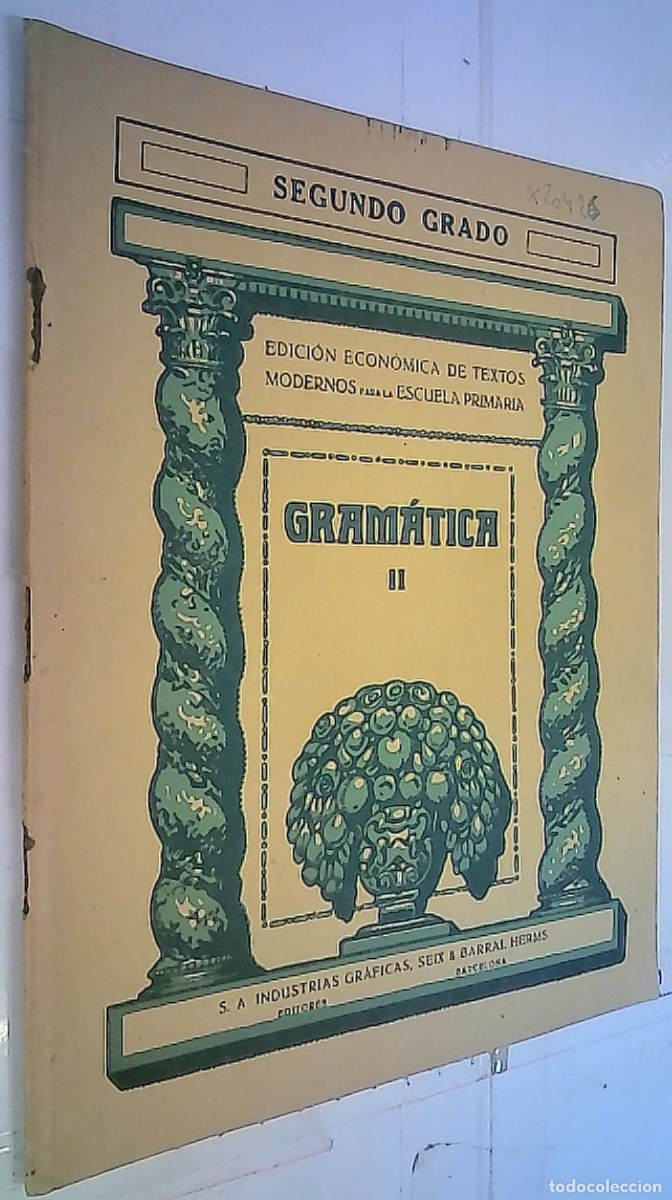 Libros: Gram&aacute;tica n&ordm; 2. Segundo grado - Palau Vera, Juan: - Foto 1