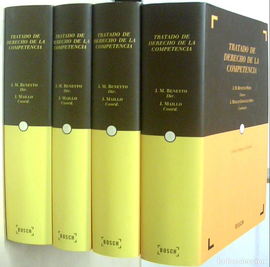Livros em segunda m&atilde;o: Tratado de derecho de competencia. Uni&oacute;n Europea y Espa&ntilde;a. 4 TOMOS - BENEYTO PEREZ, Jos&eacute; Mar&iacute;a (Dire