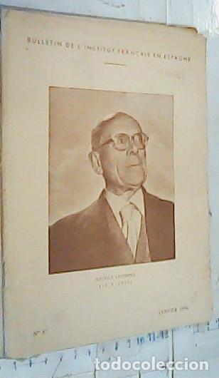 Libri di seconda mano: Bulletin de l' Institut Francais en Espagne n&ordm; 87 Janvier. Maurice Legendre (1878 . 1955) - REVISTA: