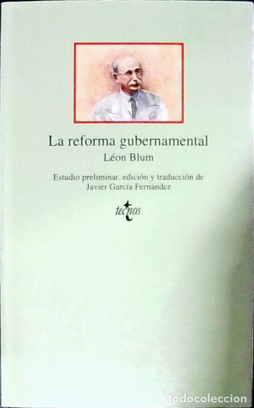 Livres: La reforma gubernamental. Estudio preliminar, edici&oacute;n y traducci&oacute;n de Javier Garc&iacute;a Fern&aacute;ndez - BLUM
