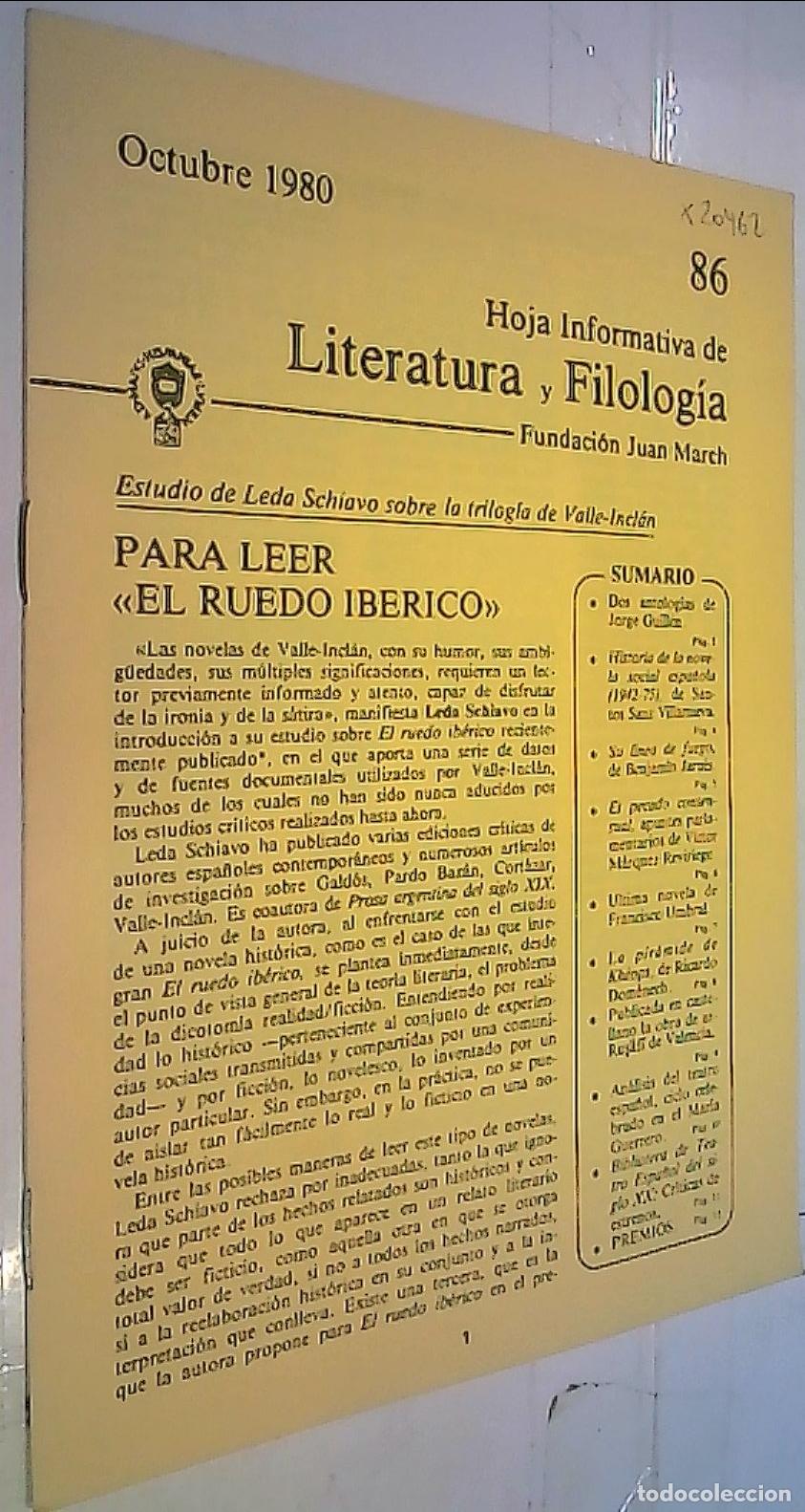Libros: Estudio de Leda Schiavo sobre la trilogia de Valle Incl&aacute;n. Para leer el Reugo Ib&eacute;rico - REVISTA: