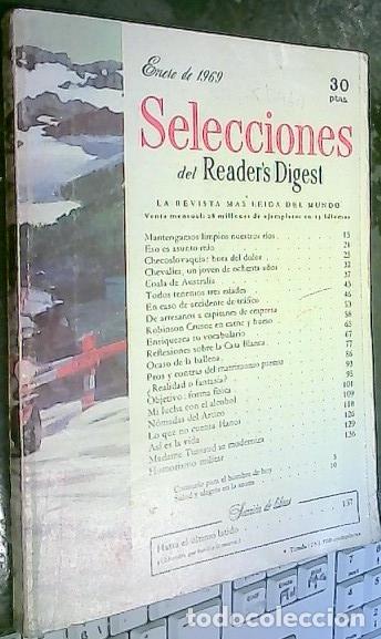 B&uuml;cher: Selecciones del Reader 's Digest Enero de 1969 - REVISTA: