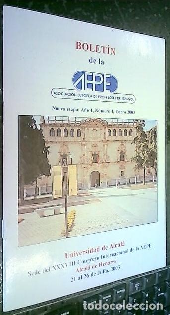 Libri di seconda mano: Universidad de Alcal&aacute;. Sede del XXXVIII Congreso Internacional de la AEPE 21 al 26 de Julio - REVIST
