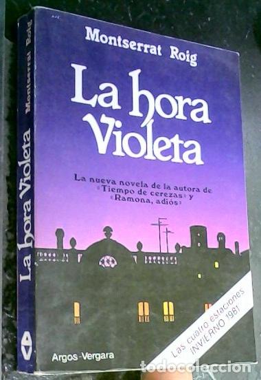 Libros: La hora violeta - Roig, Montserrat: - Foto 1