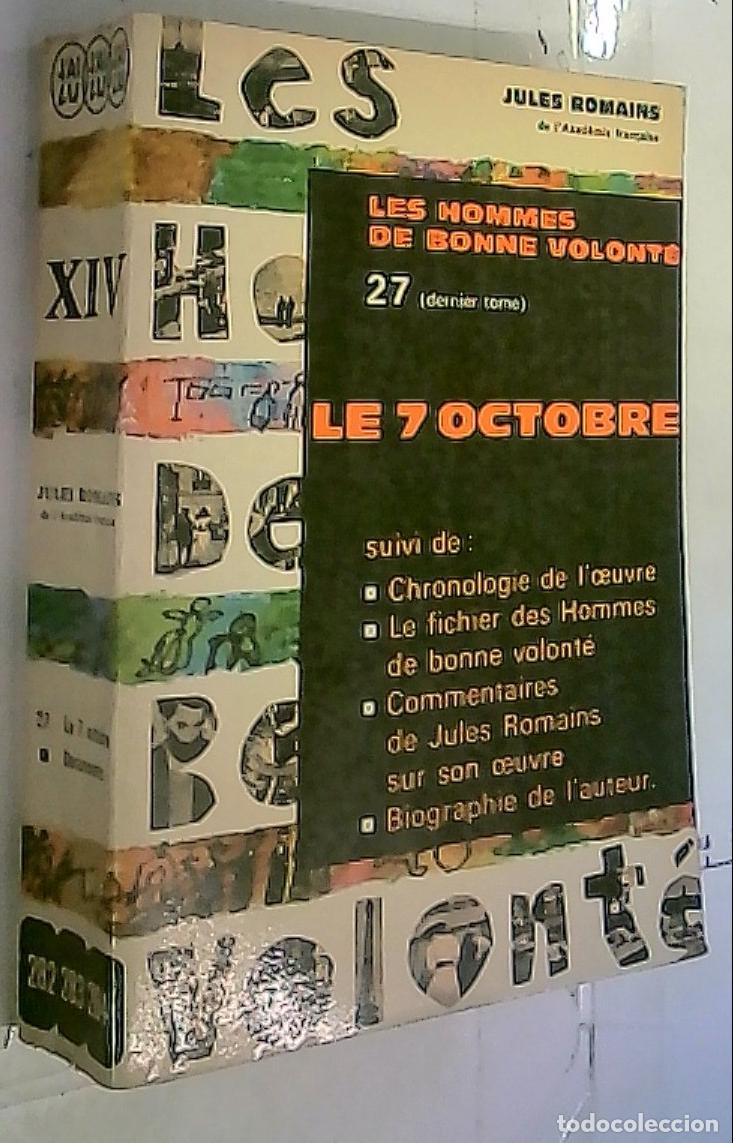 Livros em segunda m&atilde;o: Les Hommes de Bonne Volont&eacute; XIV. 27 Le 7 octobre Documents - Romains, Jules: