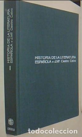 Libri di seconda mano: Historia de la literatura espa&ntilde;ola - CASTRO CALVO, Jos&eacute; Mar&iacute;a: