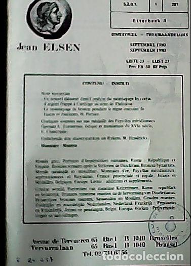 Libri di seconda mano: Jean Elsen. Liste 25. Septembre. 1980. 551 items - CATALOG LISTE: