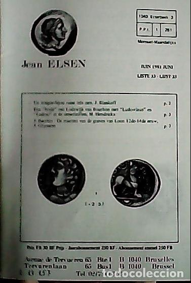 Libri di seconda mano: Jean Elsen. Liste 33. Juin. 1981. 556 items - CATALOG LISTE: