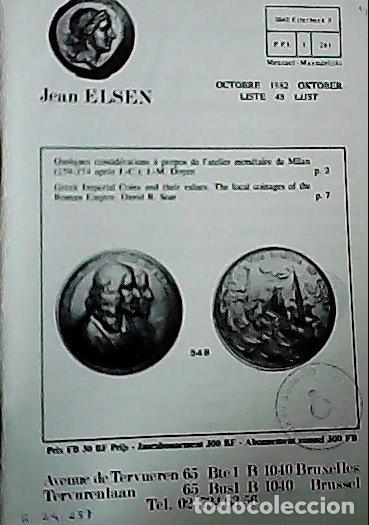 Libri di seconda mano: Jean Elsen. Liste 48. Octobre. 1982. 550 items - CATALOG LISTE: