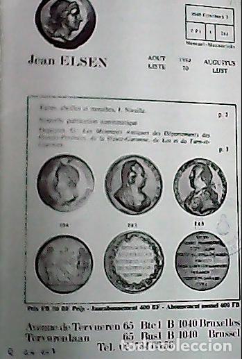 Libri di seconda mano: Jean Elsen. Liste 70. Aout. 1984. 587 items - CATALOG LISTE:
