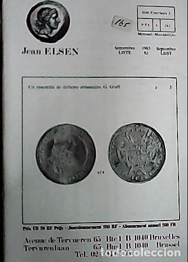 Libri di seconda mano: Jean Elsen. Liste 82. Septembre. 1985. 581 items - CATALOG LISTE: