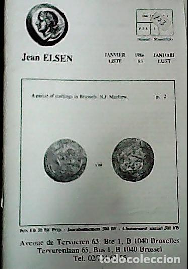 Libri di seconda mano: Jean Elsen. Liste 85. Janvier. 1985. 653 items - CATALOG LISTE: