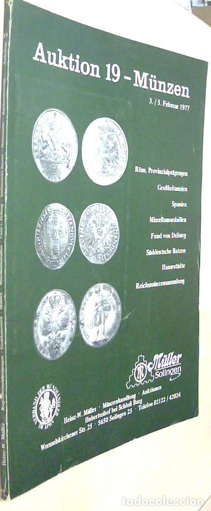 Libros: Auktion 19. Muller Solingen. 3-5 Februar 1977. Munzen. 2985 items - CATALOGUE AUCTION: