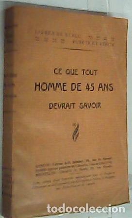 Libri di seconda mano: Ce que tout homme de 45 ans devrait savoir - Stall, Sylvanus: