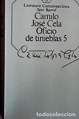 Libros: Oficio de tinieblas - Cela, Camilo Jos&eacute;: - Foto 1