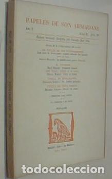 books: Papeles de Son Armadans. A&ntilde;o I. Tomo II. N&ordm; IV. Julio, 1956. Revista mensual dirigida por ... - CELA