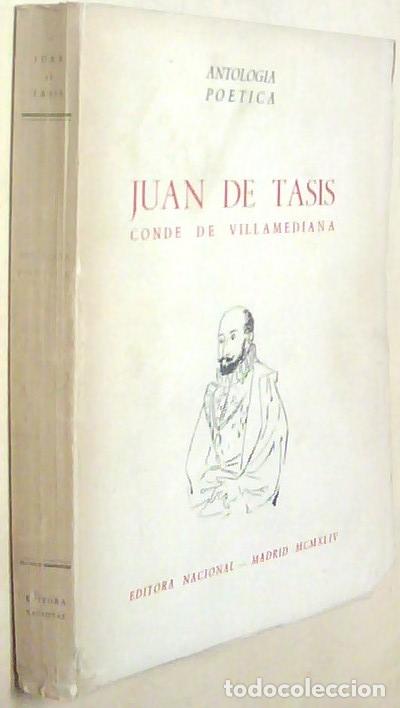 Libri di seconda mano: Poes&iacute;as. Antolog&iacute;a po&eacute;tica. Con dedicatoria aut&oacute;grafa - TASIS, Juan de (Conde de Villamediana):