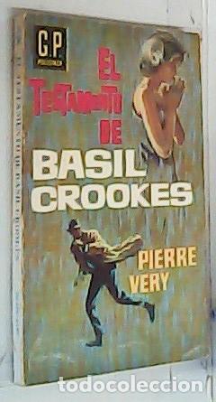 Libros: El testamento de Basil Crookes - Very, Pierre: - Foto 1