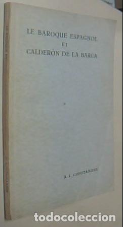 Libros: La Baroque espagnol et Calder&oacute;n de la Barca - CONSTANDSE, A.L.: