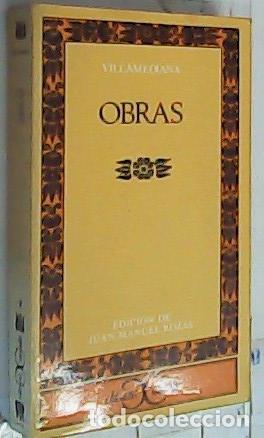 Libros: Obras - Villamediana: