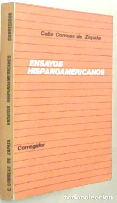 books: Ensayos hispanoamericanos. Con dedicatoria aut&oacute;grafa - CORREAS DE ZAPATA, Celia: