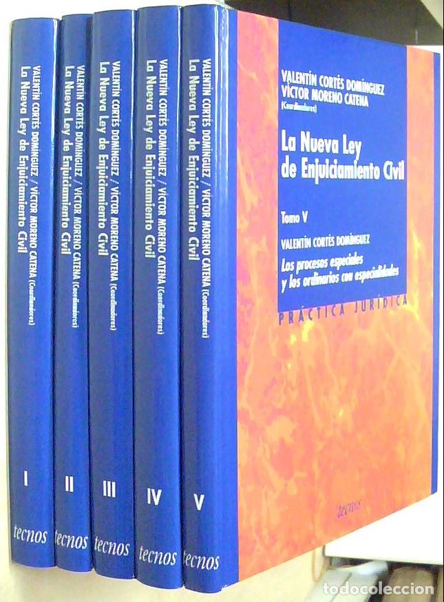 B&uuml;cher: La nueva Ley de enjuiciamiento civil. 5 TOMOS - CORTES DOMINGUEZ, Valent&iacute;n y MORENO CATENA, V&iacute;ctor (