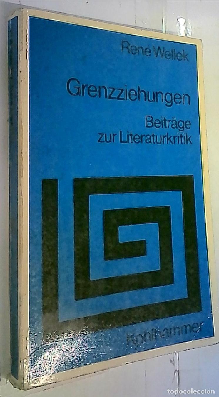 Libros: Grenzziehungen. Beitrage zur Literaturkritik - Wellek, Ren&eacute;: