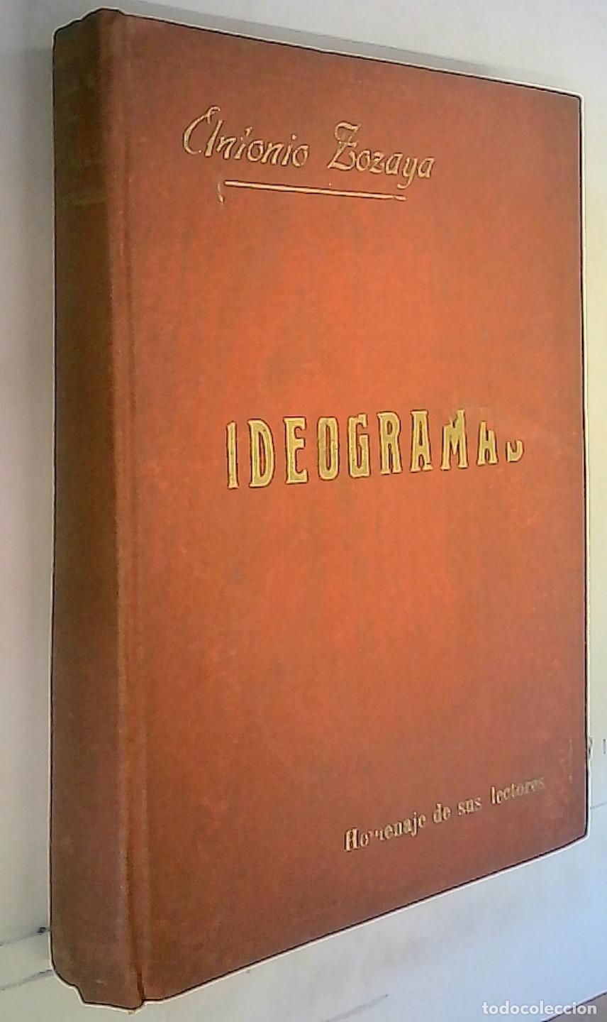 Livros em segunda m&atilde;o: Ideogramas. Homenaje de sus lectores - Zozaya, Antonio: