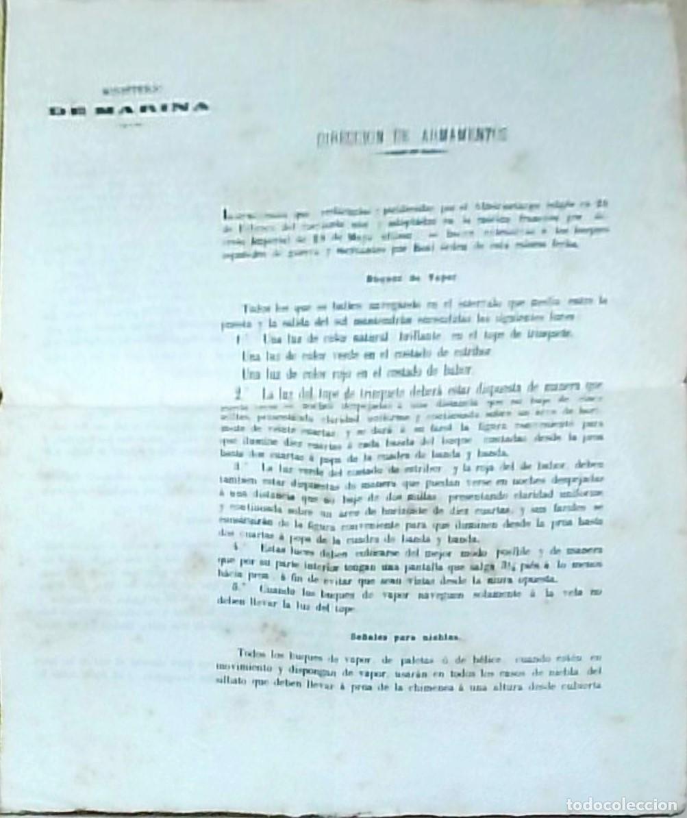Libros: Ministerio de Marina. Direcci&oacute;n de armamentos. Instrucciones redactadas por el Almirantazgo ingl&eacute;s y