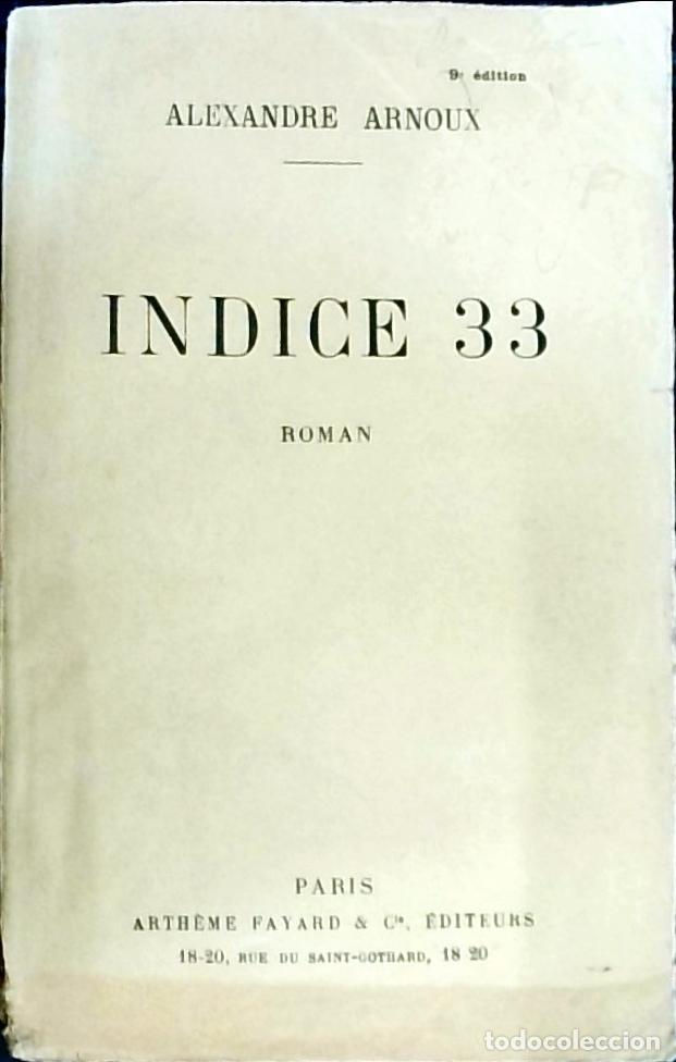 Libros: Indice 33 - Arnoux, Alexandre: - Foto 1