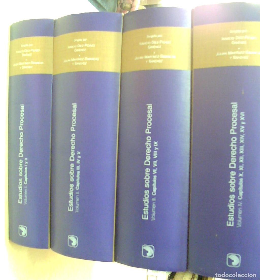 B&uuml;cher: Estudios sobre derecho procesal. 4 TOMOS - DIEZ PICAZO GIMENEZ, Ignacio y MARTINEZ SIMANCAS SANCHEZ,